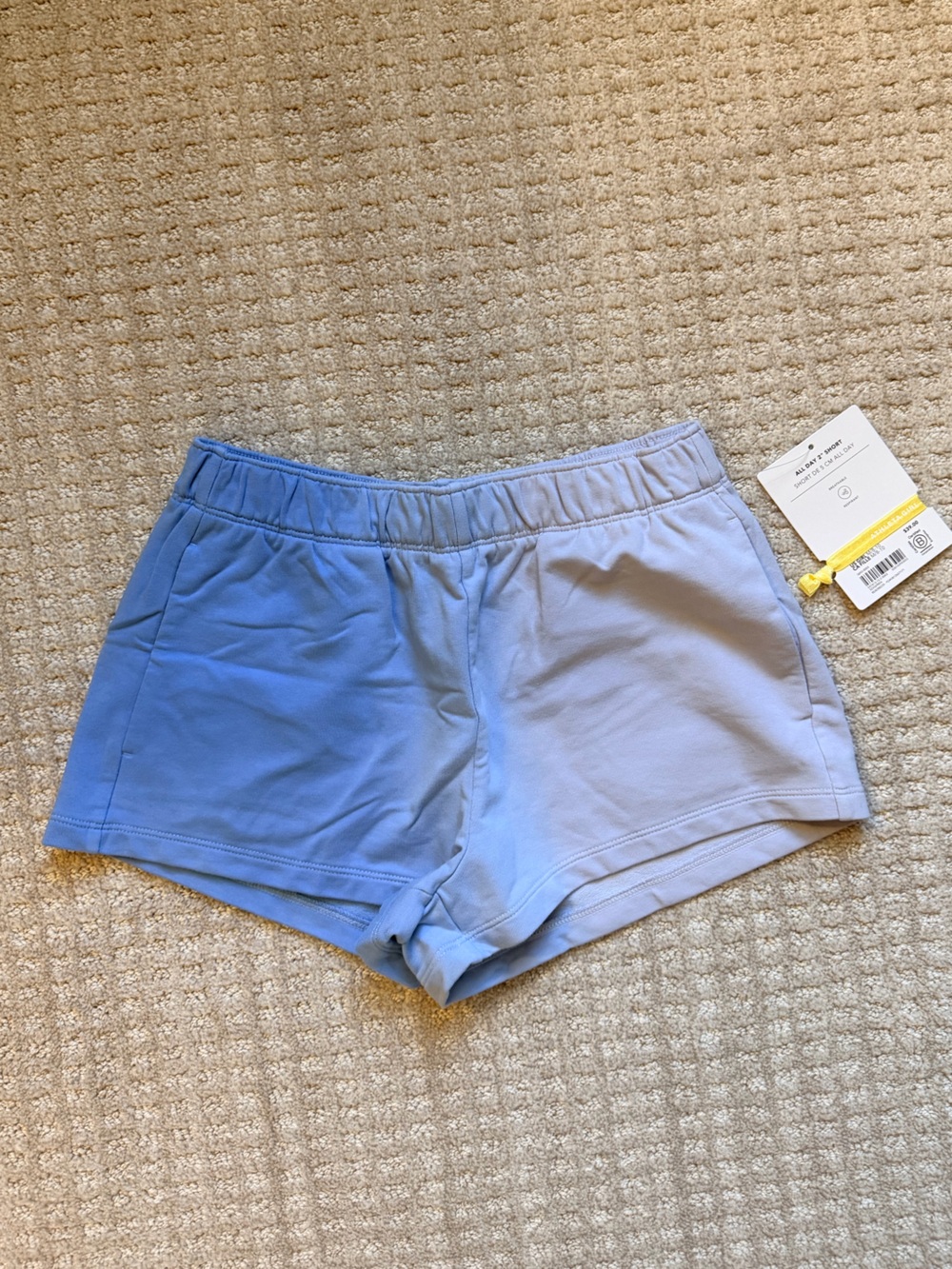 Athleta Girl All Day 2” Shorts - Blue, Size M (8-10) *NWT
